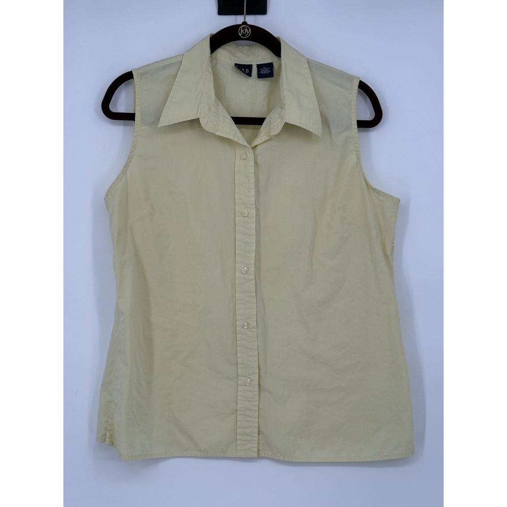 Gap Women's Sleeveless Button Up XL